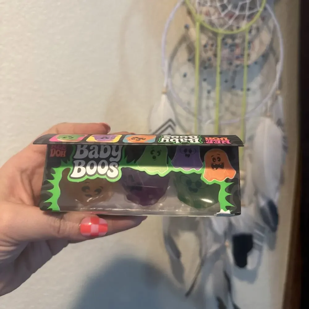 NeeDoh Baby Boos 3-Pack 2026 Halloween- New Rare Schylling Ghosts.